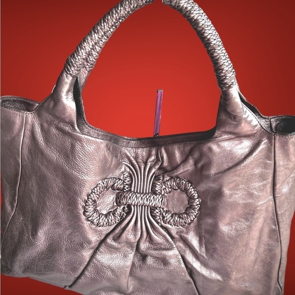 Salvatore Ferragamo Handbags - Large Platinum Ferragamo Tote